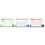 Seasonal Monthly Planner, Illustrated Seasons Artwork, 10 x 7, Light Blue Cover, 12-Month (Jan to Dec): 2025