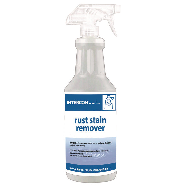 Rust Stain Remover, 32 oz Spray Bottle, 6/Carton