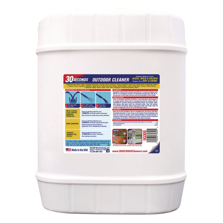 30 Second Outdoor Cleaner, Clean Scent, 1 gal Bottle