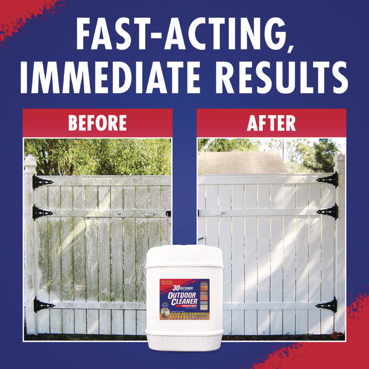 30 Second Outdoor Cleaner, Clean Scent, 1 gal Bottle