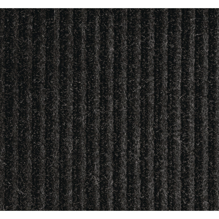 Needle Rib Wipe And Scrape Mat, Polypropylene, 36 X 60, Charcoal