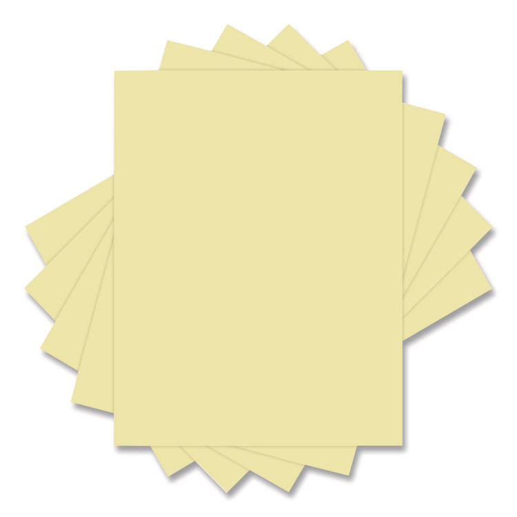 Deluxe Colored Paper, 20 lb Bond Weight, 8.5 x 11, Canary, 500/Ream