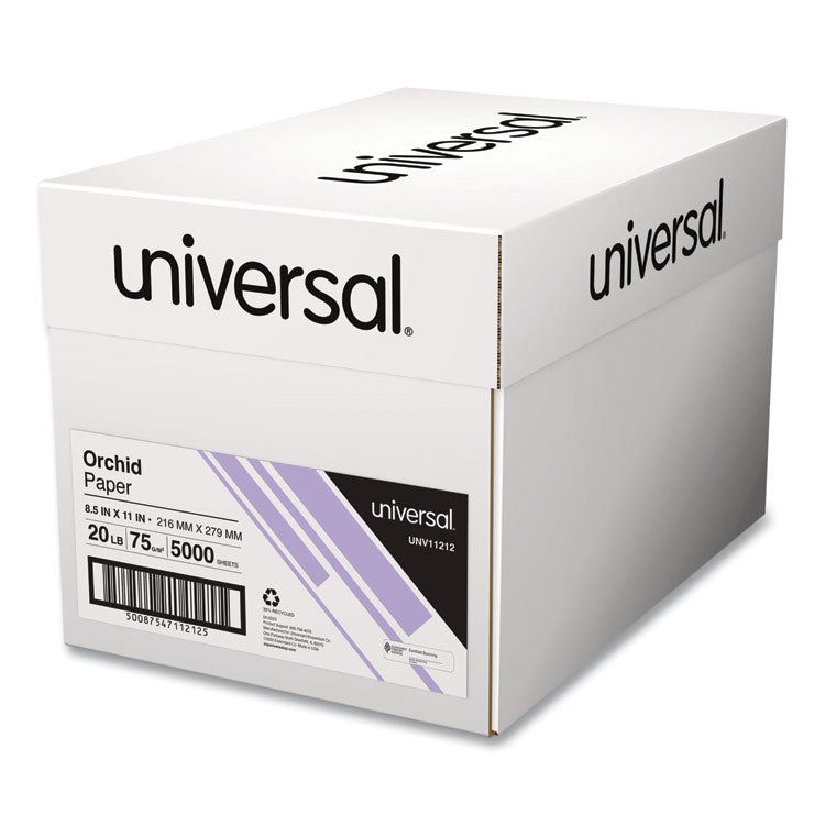 Deluxe Colored Paper, 20 lb Bond Weight, 8.5 x 11, Orchid, 500 Sheets/Ream, 10 Reams/Carton