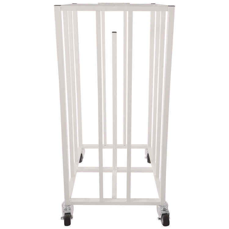 Deluxe Vertical Ball Cage, Fits Approximately 20 Balls, Metal, 20" x 20" x 48", White