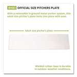 Official Size Pitcher's Plate with Anchor, 24" x 6"