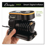 Champion Sports Digital Electronic Inflator, 0.78 cu ft/min, 30 psi, 70" Cord