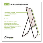 Lacrosse Ball Rebounder, 80" x 3 ft, 1.25" dia Frame