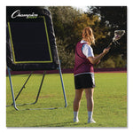 Deluxe Lacrosse Ball Rebounder, 6 ft  x 3 ft, 1.5" dia Frame