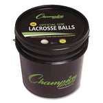 Bucket of Lacrosse Balls, Official Size, White, 36 Balls/Bucket