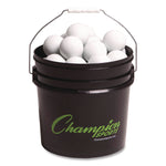Bucket of Lacrosse Balls, Official Size, White, 36 Balls/Bucket