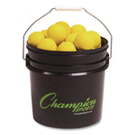 Bucket of Lacrosse Balls, Official Size, Yellow, 36 Balls/Bucket