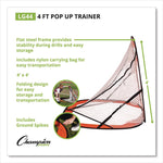 Lacrosse Pop Up Target Trainer, 4 ft x 4 ft
