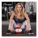 Rhino Leather Medicine Ball, 4 lb, Red/White