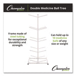 Double Medicine Ball Tree, 12" x 23" x 51", White