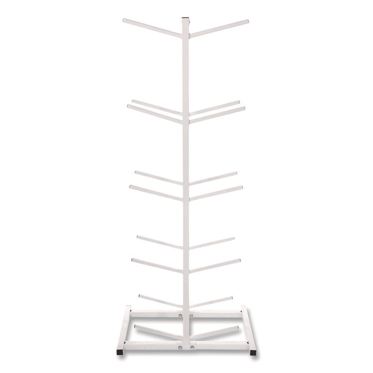 Double Medicine Ball Tree, 12" x 23" x 51", White