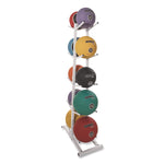 Double Medicine Ball Tree, 12" x 23" x 51", White