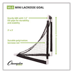 Mini Lacrosse Goal, 3 ft  x 3 ft, 1.5" dia Frame