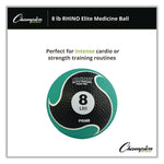 Rhino Elite Medicine Ball, 8 lb, Green