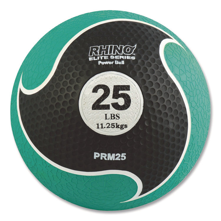 Rhino Elite Medicine Ball, 25 lb, Green