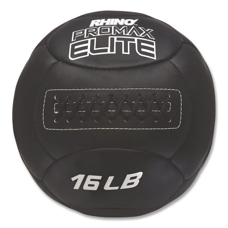 Rhino Promax Elite Medicine Ball, 16 lb, Black