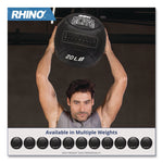 Rhino Promax Elite Medicine Ball, 12 lb, Black