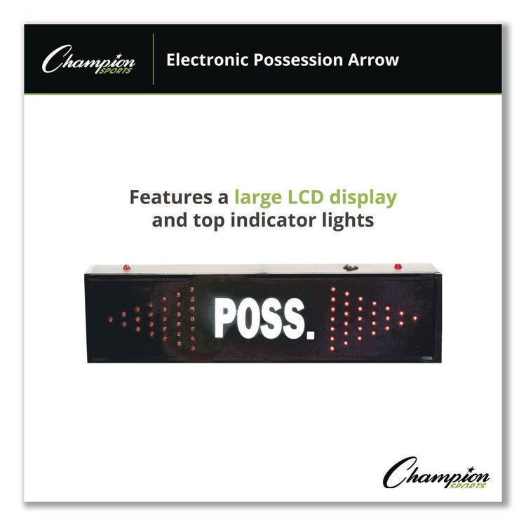 Electronic Possession Arrow, 21" x 3" x 6", Black Face, Red Graphics