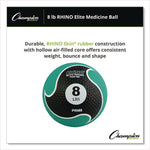 Rhino Elite Medicine Ball, 8 lb, Green