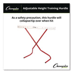 Adjustable Training Hurdle, 41" x 14", 1" Tube dia