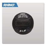 Rhino Promax Elite Medicine Ball, 6 lb, Black
