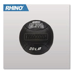 Rhino Promax Elite Medicine Ball, 20 lb, Black