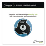 Rhino Elite Medicine Ball, 6 lb, Blue