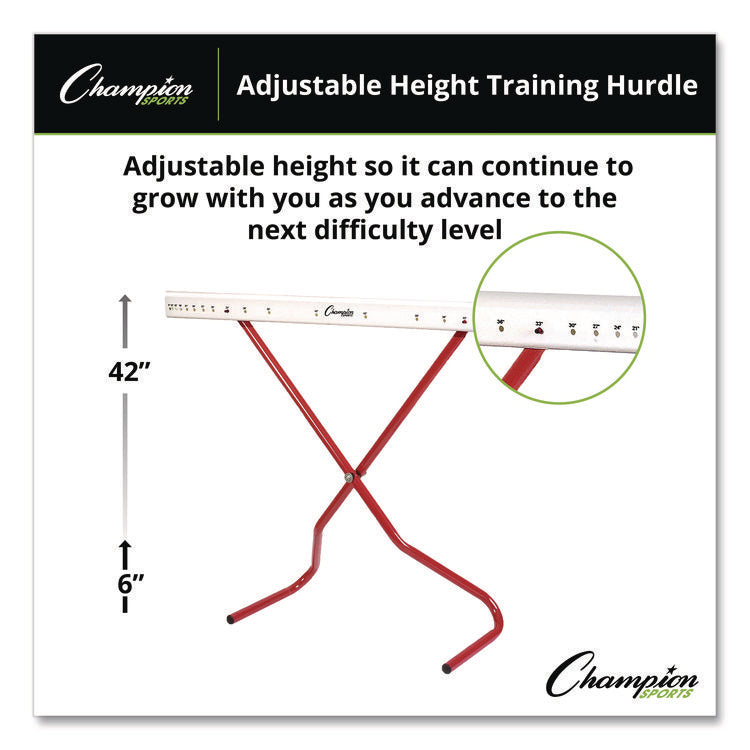 Adjustable Training Hurdle, 41" x 14", 1" Tube dia