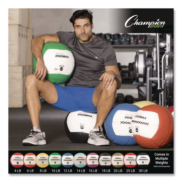 Rhino Promax Medicine Ball, 25 lb, Red