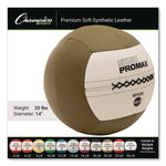 Rhino Promax Medicine Ball, 20 lb, Brown