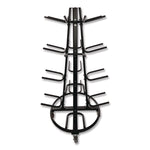 Champion Sports Round Medicine Ball Tree, 31" x 31" x 66.5", Black
