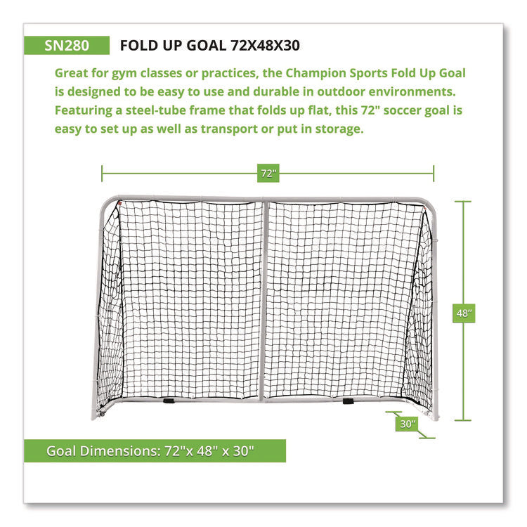 Fold Up Goal, 72" x 48"