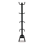 U-Ring Single Medicine Ball Tree, 23" x 22.5" x 64.5", Black
