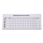 Plastic Bowling Pin Set, White, 10/Set