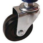 Heavy-Duty Deluxe Ball Cart, Metal, 132 lb Capacity, 17.5 x 38 x 35.75, Blue