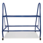 Heavy-Duty Deluxe Ball Cart, Metal, 132 lb Capacity, 17.5 x 38 x 35.75, Blue