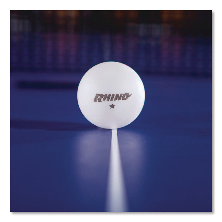 Table Tennis Balls, Official Size, White, 144/Carton