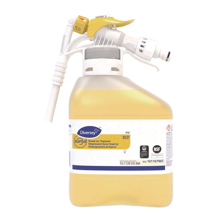 Suma Break-Up Degreaser D3.51, 5 L Bottle with Sprayer