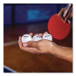Table Tennis Balls, Official Size, White, 144/Carton