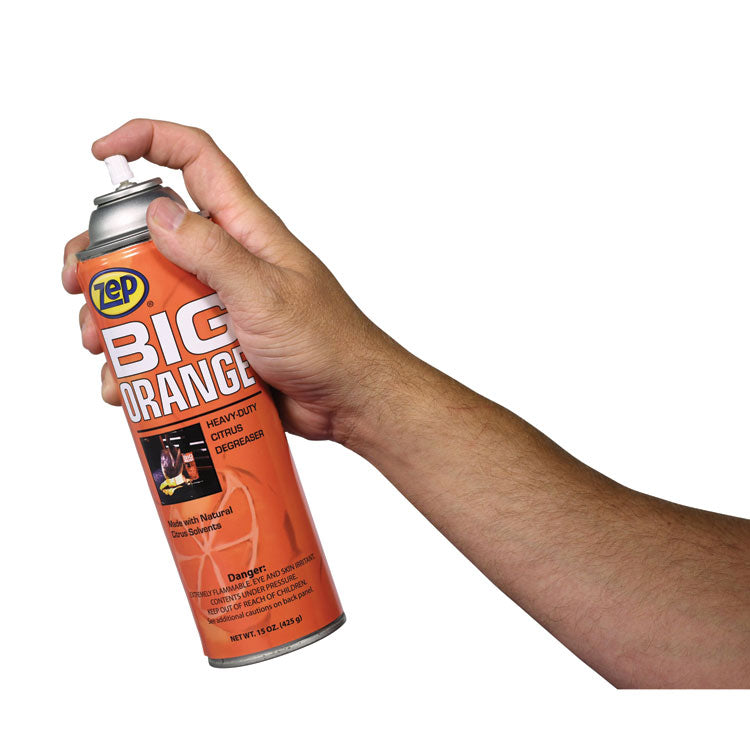 Big Orange Aerosol, Citrus Scent, 15 oz Aerosol Can, 12/Carton