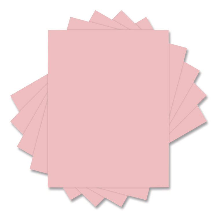 Deluxe Colored Paper, 20 lb Bond Weight, 8.5 x 11, Pink, 500/Ream
