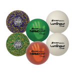 Rhino Skin Luminous, Spider and ThermoGrip Dodgeball Set, 6.3" Diameter, Assorted Colors, 6/Set