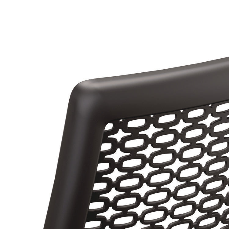 Ignition 2.0 ReActiv Mid-Back Task Chair, 17.25" to 21.75" Seat Height, Basalt Vinyl Seat, Charcoal Back, Black Base