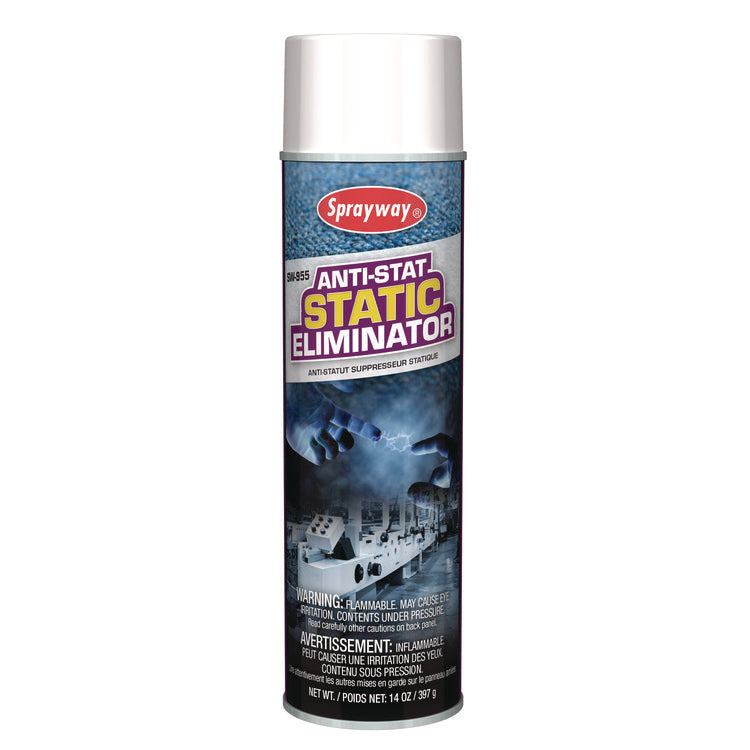 Anti-Stat Static Eliminator, 14 oz Aerosol Can, 12/Carton