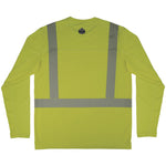 Chill-Its 6688 Type R Class 2 Cooling Hi-Vis Sun Shirt with UV Protection, Large, Lime