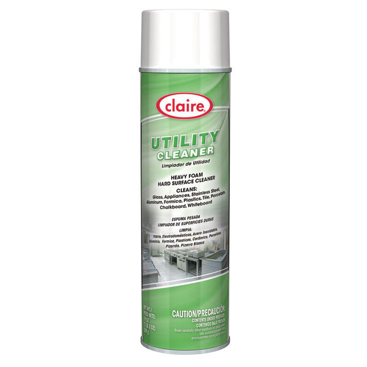 Utility Cleaner, Mild Solvent Scent, 19 oz Aerosol Spray, 12/Carton